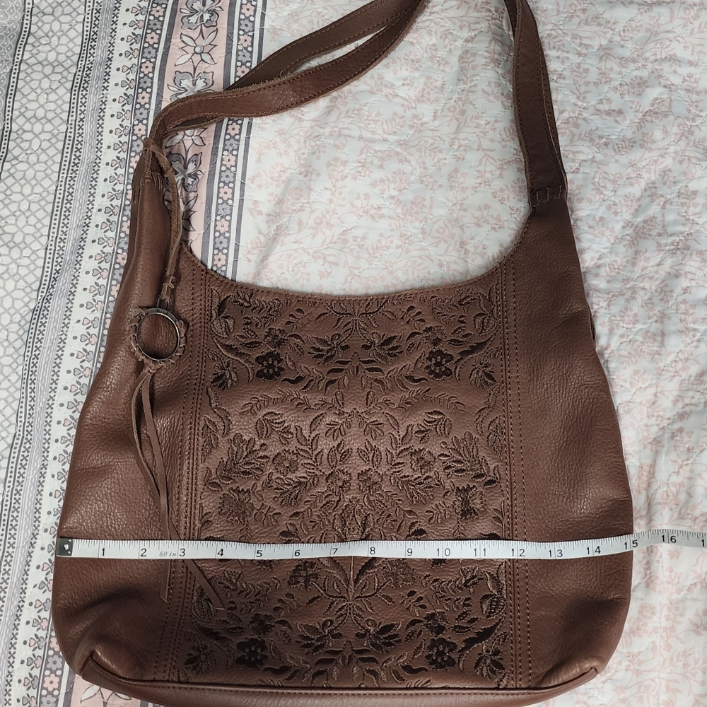 The Sak leather shoulder/hobo bag